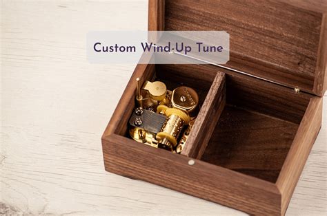 custom wind up metal tines music box|Custom Song Music Box .